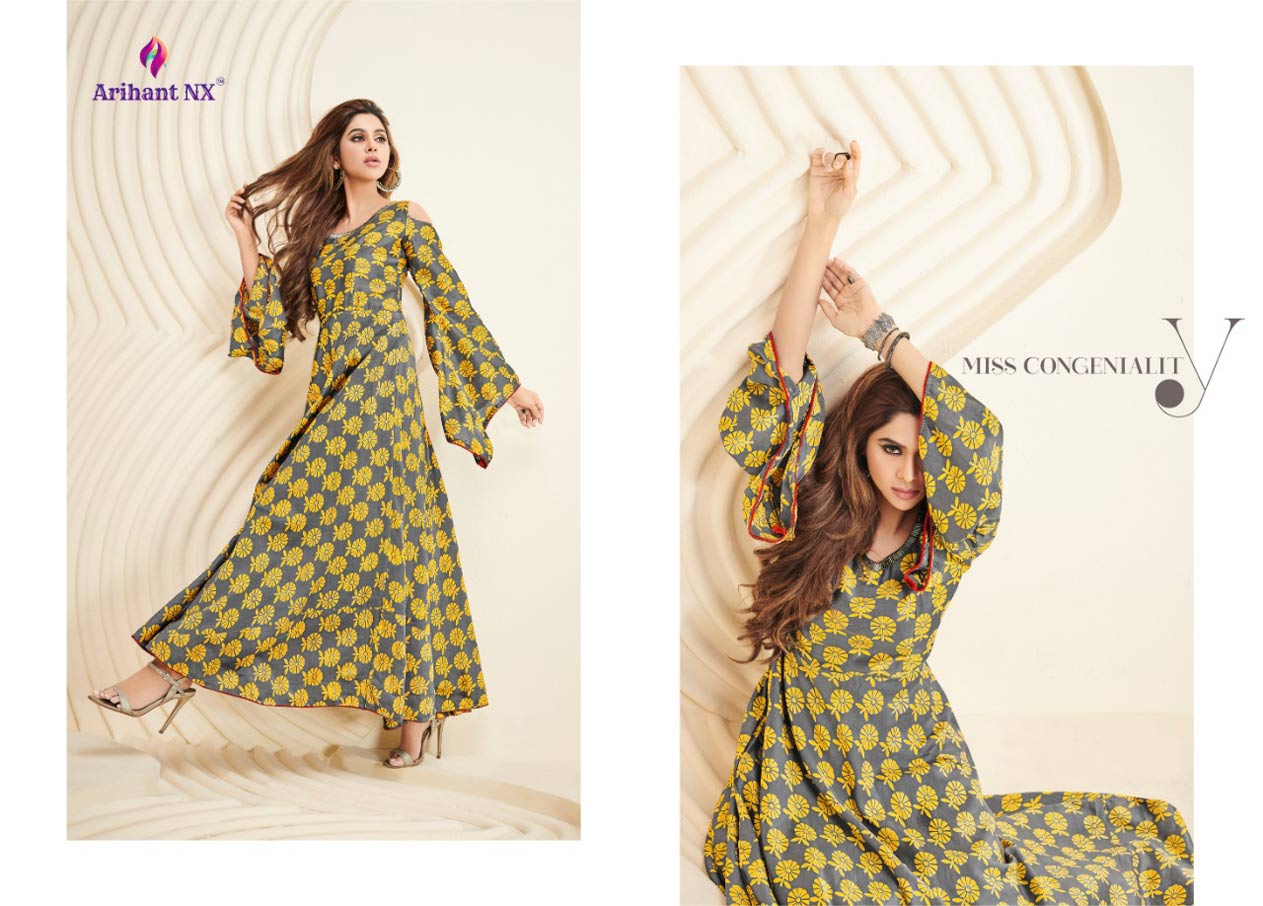Palchu Vol-6 Arihant Nx Rayon Anarkali Pattern Wholesale Kurti Palchu Vol-6 Arihant Nx Rayon Anarkali Pattern Wholesale Kurti